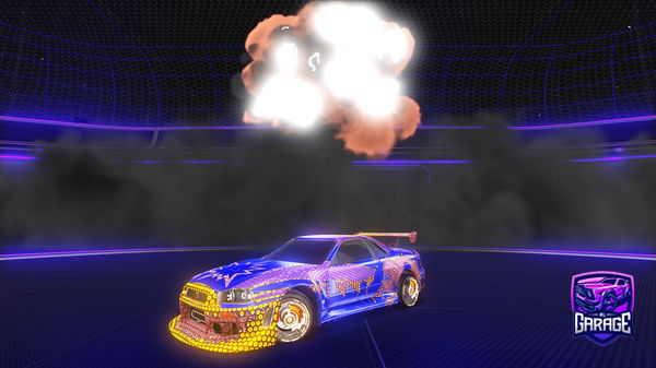 A Rocket League car design from Hney