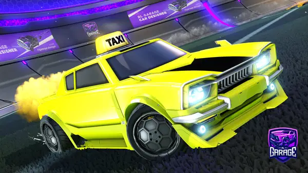 A Rocket League car design from moonliight