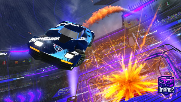 A Rocket League car design from uotlep