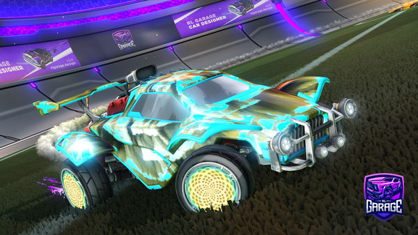 A Rocket League car design from xSpxticzz