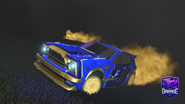 A Rocket League car design from MattiaRem0907