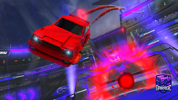 A Rocket League car design from Samji-