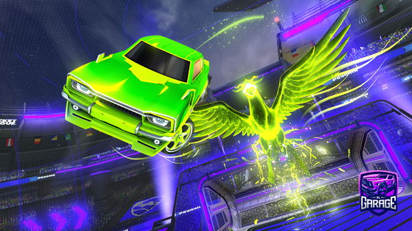 A Rocket League car design from ALROYRD