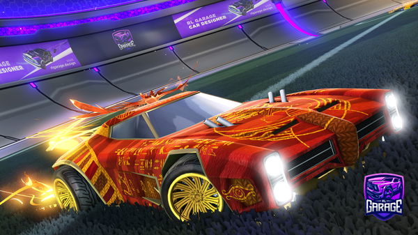 A Rocket League car design from Pezboy009