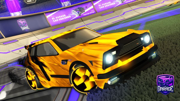 A Rocket League car design from OverdriveRL
