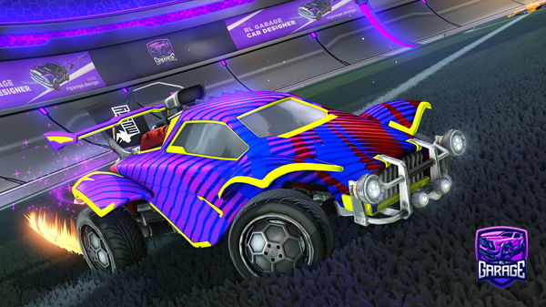 A Rocket League car design from knightyknightly