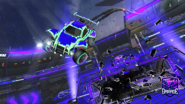 A Rocket League car design from Adrru_