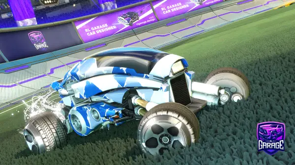 A Rocket League car design from OliTheOne