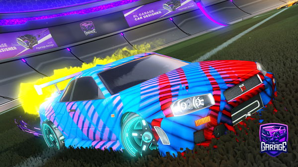 A Rocket League car design from r12443987