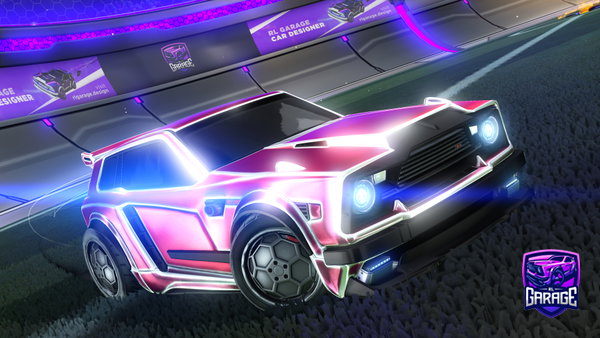 A Rocket League car design from BronzyBV