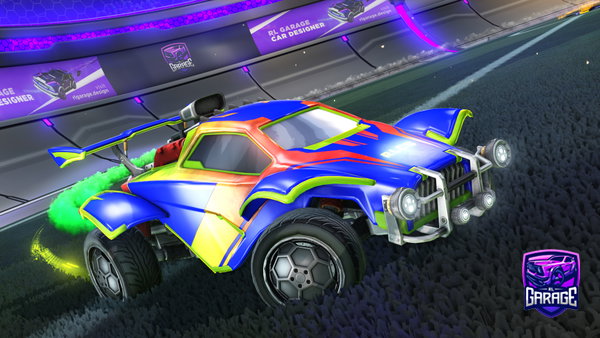 A Rocket League car design from lobo-rl