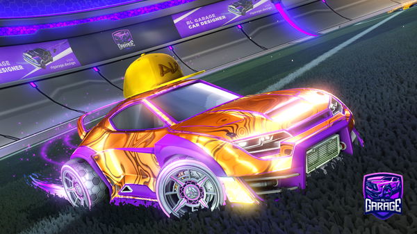 A Rocket League car design from dangerduck
