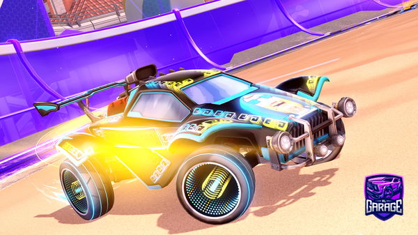 A Rocket League car design from amjxm10