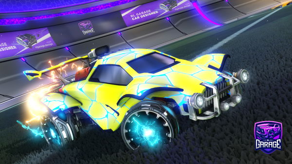 A Rocket League car design from mymymilo