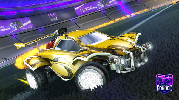 A Rocket League car design from Berneray