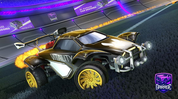 A Rocket League car design from Staggo