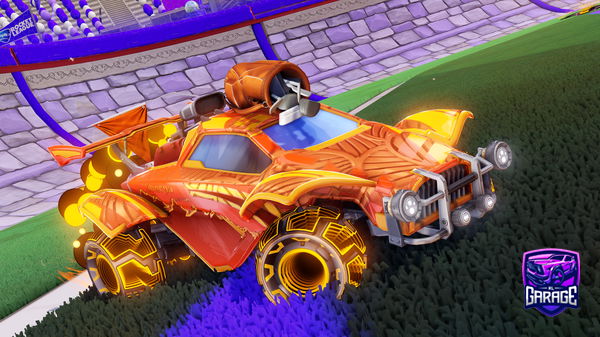 A Rocket League car design from GYATSLAPER