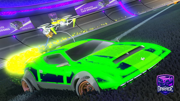 A Rocket League car design from Dragsyrilox