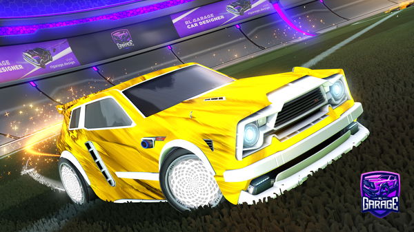 A Rocket League car design from FeeFe3