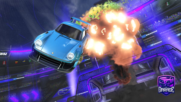 A Rocket League car design from Lukealicious