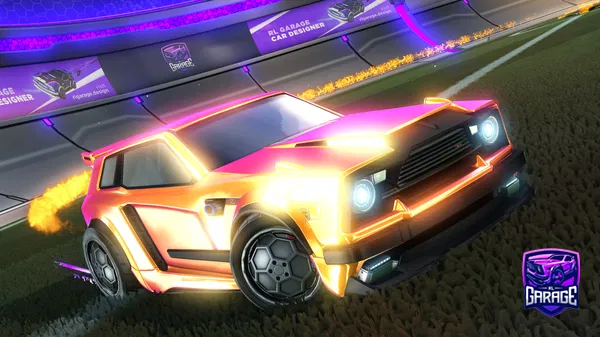 A Rocket League car design from SW1FT-