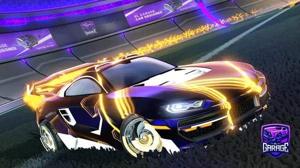 A Rocket League car design from Mjgoeke