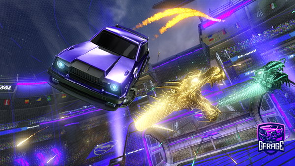 A Rocket League car design from mystics555