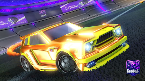 A Rocket League car design from DrachenkerlDK