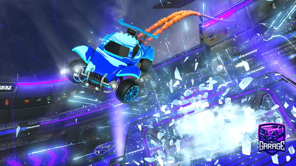 A Rocket League car design from OnajlikizHR