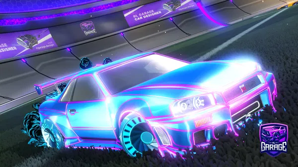 A Rocket League car design from artinus