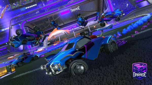 A Rocket League car design from Football1017