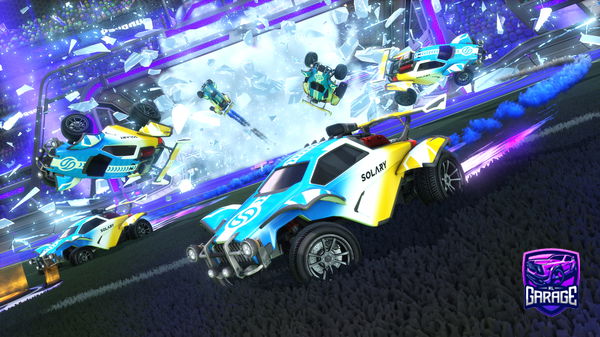 A Rocket League car design from sazerac