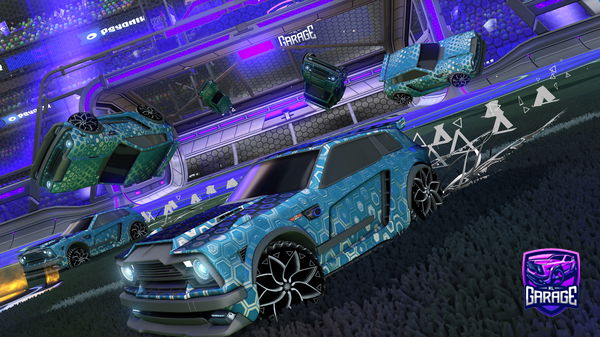 A Rocket League car design from Yoshi-Mario1904