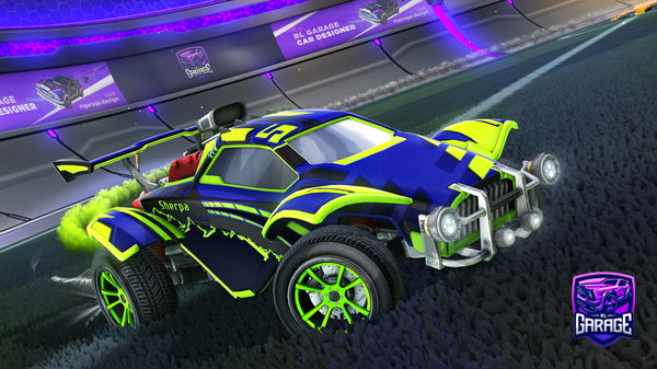 A Rocket League car design from tombrown14