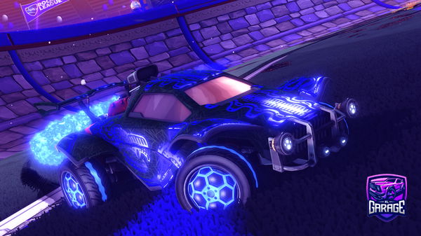 A Rocket League car design from Hamburgler