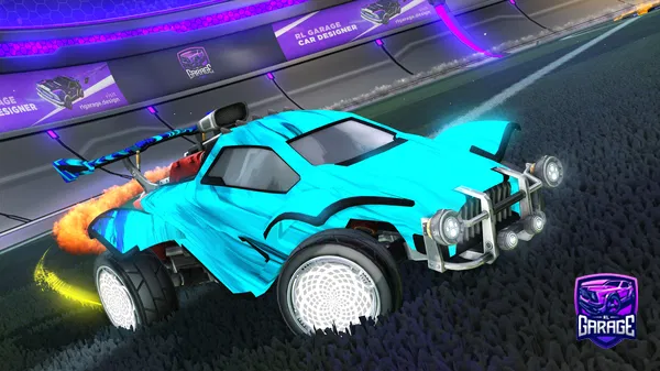 A Rocket League car design from wyfi123