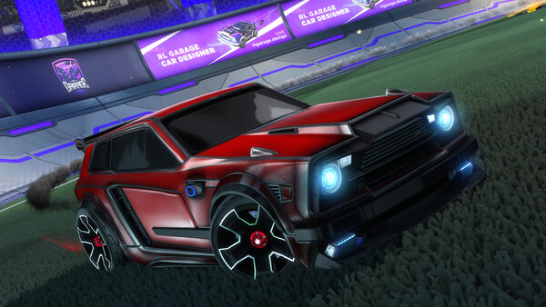 A Rocket League car design from est-oc31