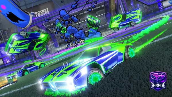 A Rocket League car design from Jeebozz