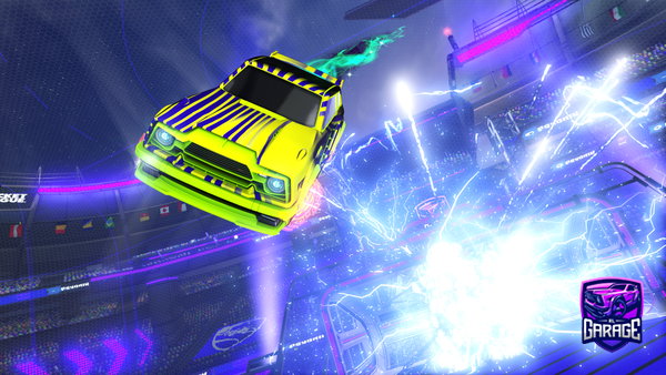 A Rocket League car design from ZaJaxx