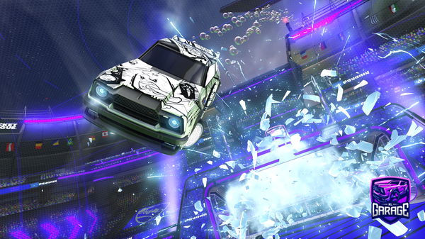 A Rocket League car design from Neat6ix