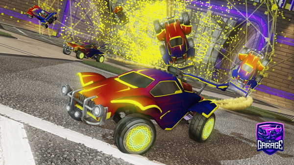 A Rocket League car design from Pokie-_-Punk