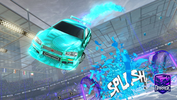 A Rocket League car design from rawi7