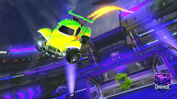 A Rocket League car design from hzbudjf