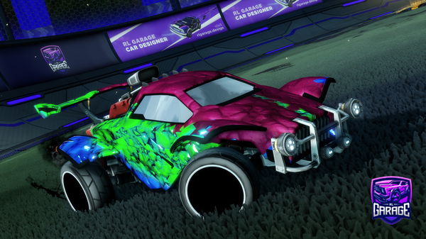 A Rocket League car design from JocularScarf968