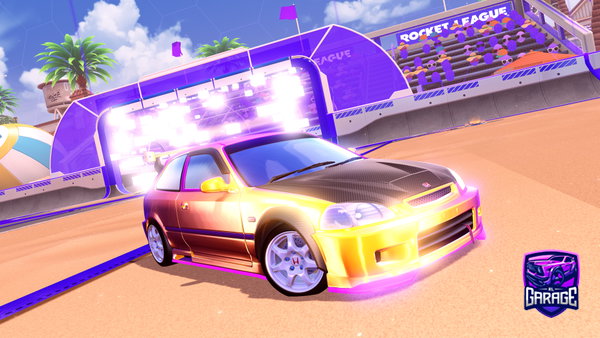 A Rocket League car design from Hudvi