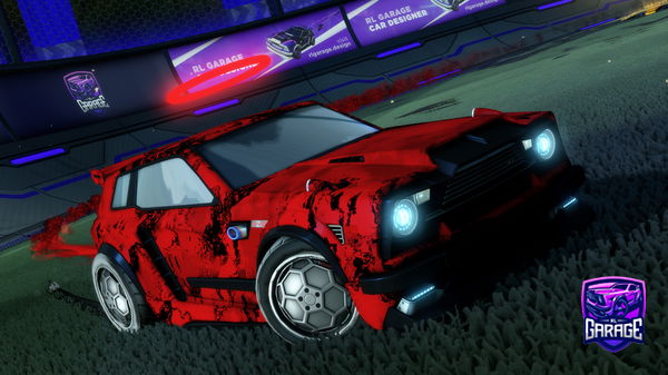 A Rocket League car design from Rand0m87