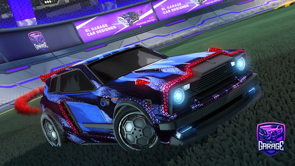 A Rocket League car design from KTiniOfficial