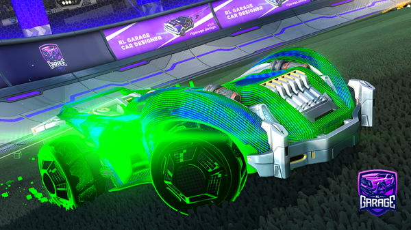 A Rocket League car design from PenguinLML