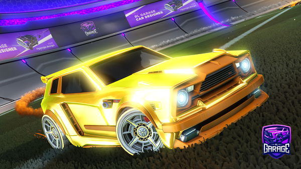 A Rocket League car design from supernoobbers