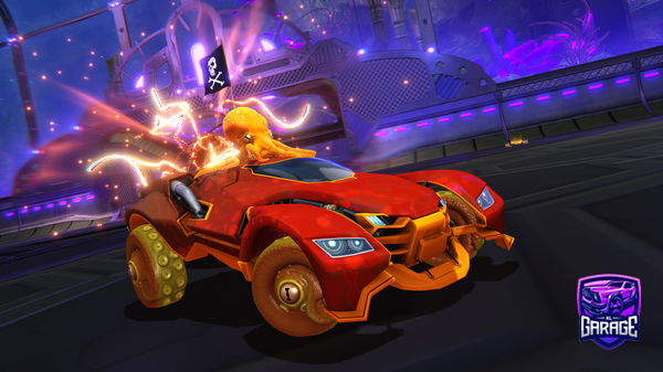 A Rocket League car design from Girastly_97